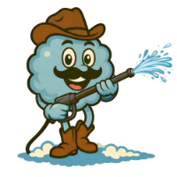 Kersey Car Wash mascot