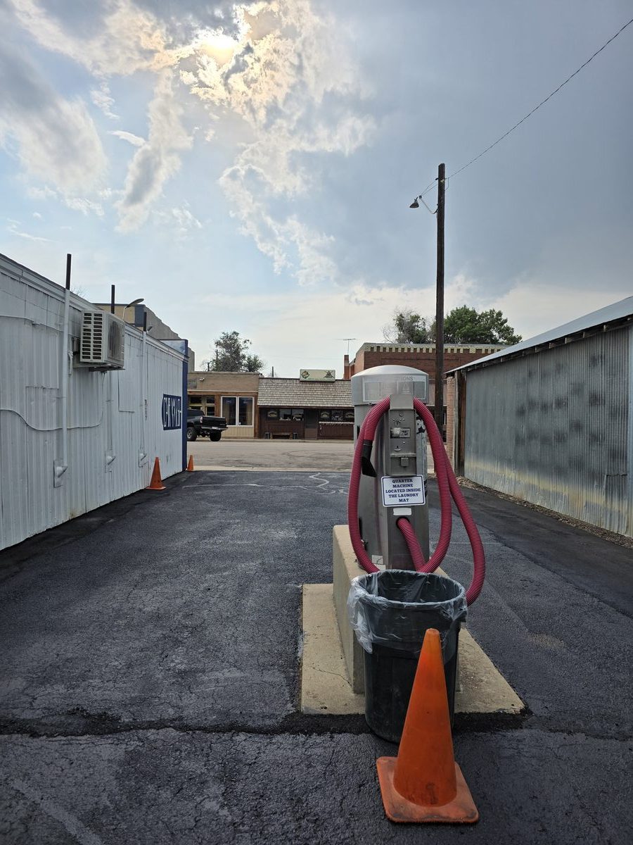 Vacuum station at Kersey Car Wash