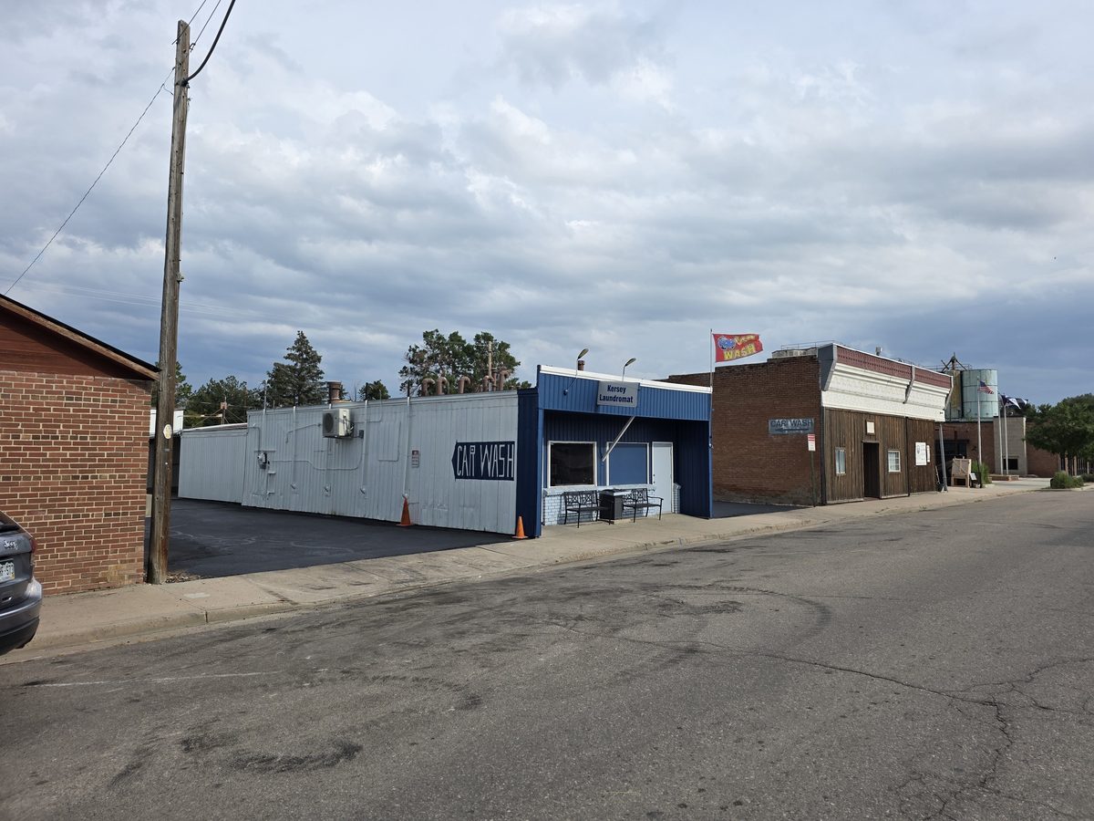 Kersey Laundromat exterior